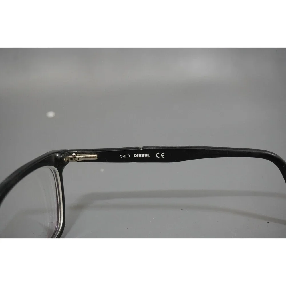 Vintage Diesel DL5246-3 001 Black Rectangular Eyeglasses Frame 52-18-145